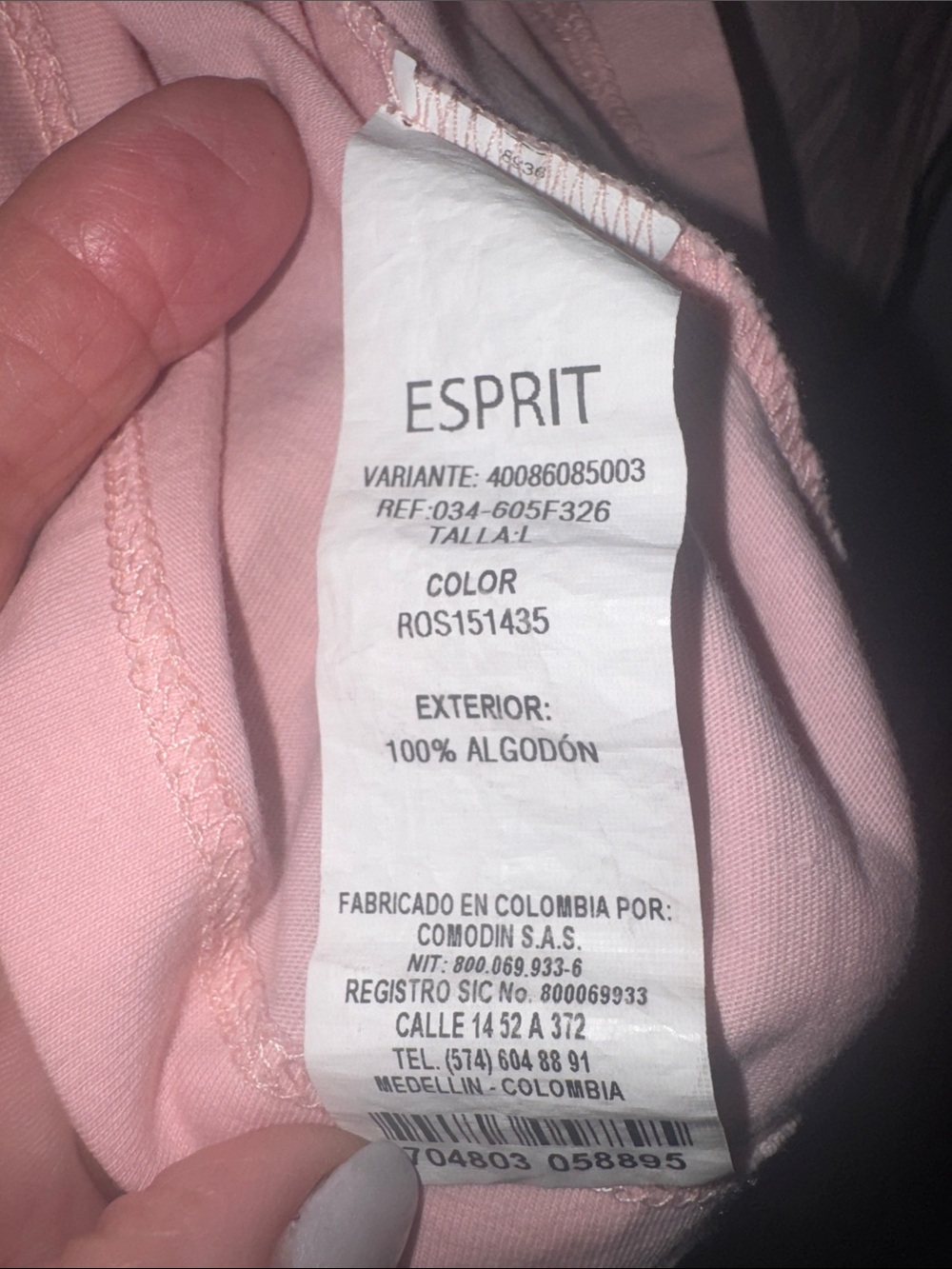 Esprit Pastel Pink 'BELIEVE' Graphic Tee - Picture 6 of 7